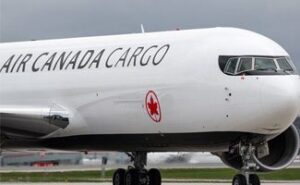 Air Canada Cargo freighter nose on tarmac