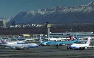 Anchorage Airport Busy